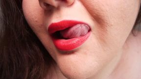 Intimate lip art - (no talking)
