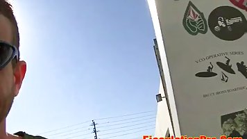 Big tits redhead MILF in stockings Sexy Vanessa loves oral pleasures