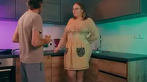 EXPERIENCED LADY Latina gets slammed in the butt by her neighbor