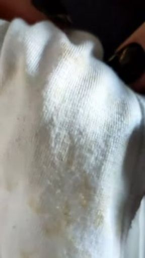 Maitresse Julia - POV - My Cuckold Sissy Husband in the morning sniffs my dirty Wet Panties - Femdom