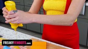 Freaky Fembots Young Looking Robot Babe Coco Lovelock Gets Her Pussy Used And Drilled By Old Stud