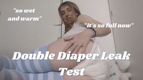 Double Diapered Leak Test: ABDL -- Frisky Freckled Fox