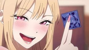 Hot 18yo anime babe deep throats and rides cock