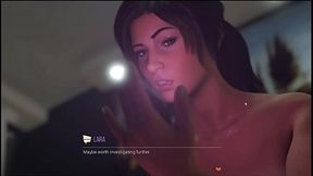 CROFT Adventures [ Hentai Game Parody PornPlay ] Ep.3 Lara loves hot shower female masturbation
