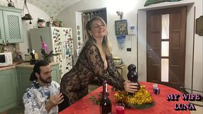 My Wife Luna - The best way to end the year is to open Luna'_s ass before dinner