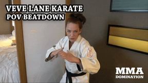 Veve Lane Karate POV Beatdown 1080 HD