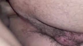 Amateur tattooed cutie shows off her cute little ass while sucking a