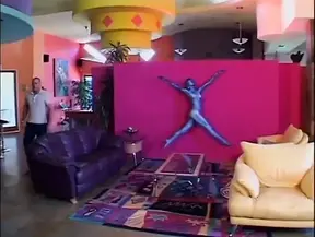 Huge muscle dude ravages the pussy with a mighty stroke