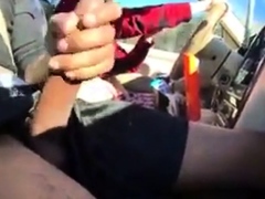 Twink Handjob in the Car