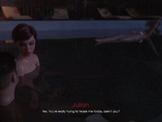 My Enjoyment eighteen - Lori Shows Her Melons to Julian and Asks for a Rating