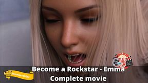 I really love when you do this to my pussy... (Become a Rockstar - Emma - Complete movie)