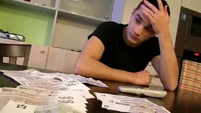 Protected sex with a horny young twink