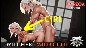 Witcher - Geralt fuck teen Ciri with huge cock when Yennefer is not home