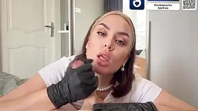 Sexy Student 18+ Plays The Role Of A Horny Maid Using A Dating App