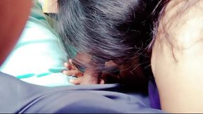 Desi Big Boobs Bhabhi with Deep Blowjob to Devar Drop Her Home