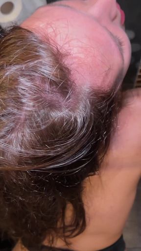 Free use of my stepsister in a hotel toilet. She loves it when I fuck her.   Clip 3