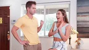 Caught fucking my roommate so his mom joined us for a wild threesome session