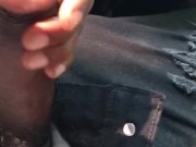 Solo jerking BBC cumshot in public after 2 round of morning sex in Chicago