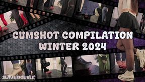 CUMSHOT COMPILATION Winter 2024! (Double Slave Version) - TamyStarly - Cock Balls Crush Trample, Shoejob, CBT, Trampling