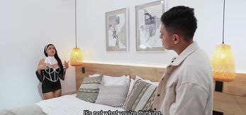 THE NAUGHTY NUN . Camila Henao