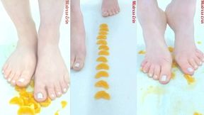 White Toes Foodie Foot Play