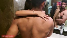 Hardcore Sex with My Stepsis in Bathroom