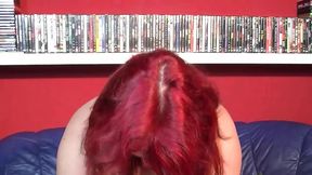 Red hair tattooed milf fucking in dogging position