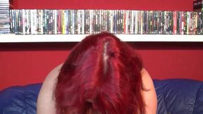 Red hair tattooed milf fucking in dogging position