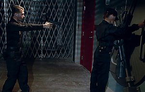 Bank robber bound and fucked