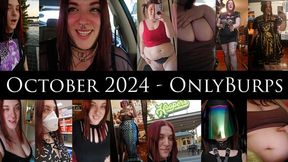October 2024 - OnlyBurps Compilation - Halloween Costume Dressup and Belching Daily Videos Including Belly Tits BBW Ass Teasing