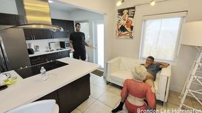 a husband and a boyfriend are not enough for gilf slut