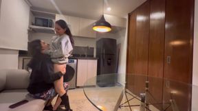 I said I needed help at home, but I wanted my neighbor to finger me