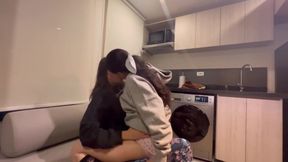 I said I needed help at home, but I wanted my neighbor to finger me