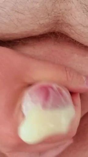 Epic moment from &quot;Giant load of cum! Cumshot After three weeks of not wanking&quot;
