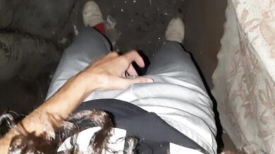 Neighbor made me cum so hard in the barn I ruined my clothes