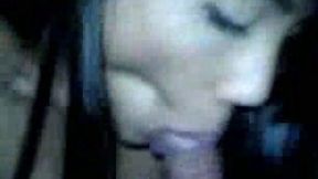 Cute Asian slut with pretty face blows my BBC with diligence