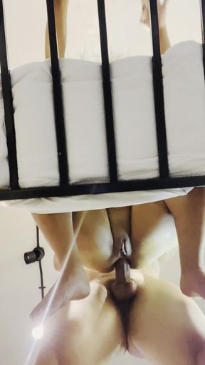 Latina babe loves when he fucks her ass