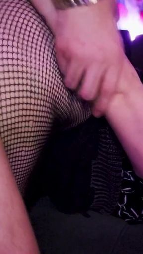 Blue Hair Cum Dumpster, Facial, Gagging Throat Fuck and Screaming Orgasm