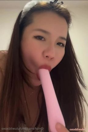 Housemaid on Live Camera While Her Boss Watched Dildo Blowjob