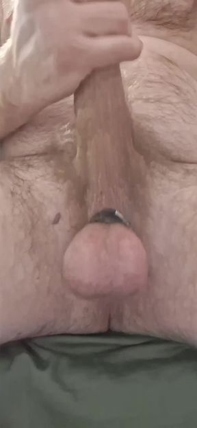 Single Man Jerking His Cock