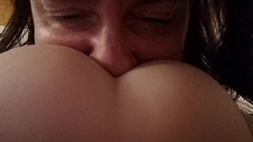 My friend puts her ass on my face and fills me with farts 4K