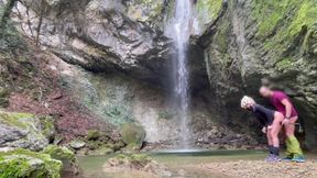 Fucking Under a Frozen Waterfall