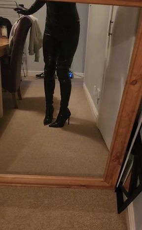 Leather Boot and amp. Glove fetish