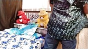 Sexy Guy Hotdesixx Came to Fix the Fan and Did Dirty Hard Fucking Work with the Hotgirl21 Housewife.