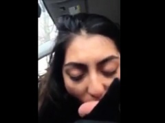 Syrian Girl sucks white mans cock