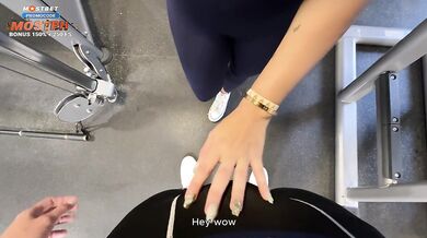 BUSTY MILF gets DRILLED HARD by STRANGER after her GYM session