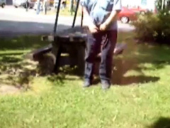 Old Man Jerks In The Park