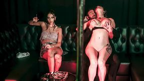 Strippers Have A Competitive Lap Dance Off For Boss At Stripclub - Kayla Paige, Aria Sloane, Chad White