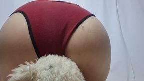 Farts that are inhaled by the teddy bear