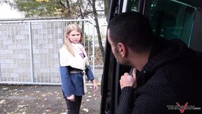 Blonde Stranger Offers Ride, Ends Up Getting Fucked in Van